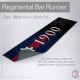 Irish Guards 1900 Blue Red Blue Bar Runner (Large) 88cm by 25cm