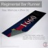 Life Guards 1660 Blue Red Blue Bar Runner (Large) 88cm by 25cm