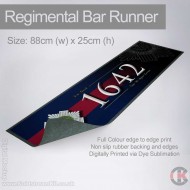 Scots Guards 1642 Blue Red Blue Bar Runner (Large) 88cm by 25cm