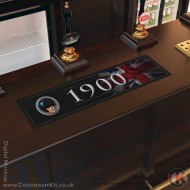 Bearskin Blue Red Blue Bar Runner, Irish Guards 1650 (Large) 88cm by 25cm Bearskin Blue Red Blue Bar Runner, Irish Guards 1650 (Large) 88cm by 25cm