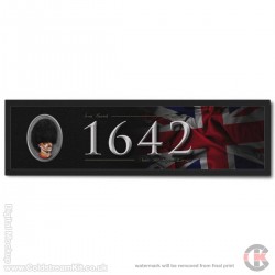 Bearskin Blue Red Blue Bar Runner, Scots Guards 1650 (Large) 88cm by 25cm Bearskin Blue Red Blue Bar Runner, Scots Guards 1650 (Large) 88cm by 25cm