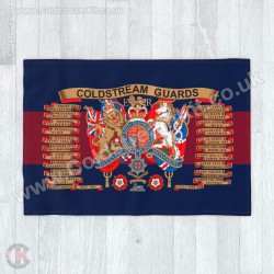 Coldstream Guards Battle Honours Blanket, Full Colour Emblazon Print, Microfleece 175cm by 120cm Coldstream Guards Battle Honours Blanket, Full Colour Emblazon Print, Microfleece 175cm by 120cm