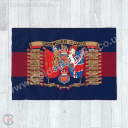 Grenadier Guards Battle Honours Blanket, Full Colour Emblazon Print, Microfleece 175cm by 120cm Grenadier Guards Battle Honours Blanket, Full Colour Emblazon Print, Microfleece 175cm by 120cm
