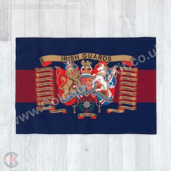Irish Guards Battle Honours Blanket, Full Colour Emblazon Print, Microfleece 175cm by 120cm Irish Guards Battle Honours Blanket, Full Colour Emblazon Print, Microfleece 175cm by 120cm