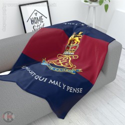 The Life Guards Large Blanket, Full Colour Print, Blue Red Blue Microfleece 175cm by 120cm The Life Guards Large Blanket, Full Colour Print, Blue Red Blue Microfleece 175cm by 120cm