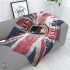 Irish Guards Retro/Vintage Union Jack Large Blanket, Microfleece 175cm by 120cm Blanket