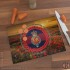 Household Cavalry 'Lest We Forget' Glass Chopping Board (3 sizes), Poppies Design