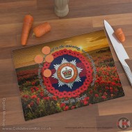 Household Division 'Lest We Forget' Glass Chopping Board (3 sizes), Poppies Design Household Division 'Lest We Forget' Glass Chopping Board (3 sizes), Poppies Design