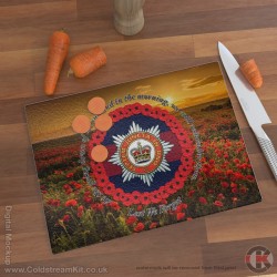 Household Division 'Lest We Forget' Glass Chopping Board (3 sizes), Poppies Design Household Division 'Lest We Forget' Glass Chopping Board (3 sizes), Poppies Design