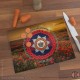 Household Division 'Lest We Forget' Glass Chopping Board (3 sizes), Poppies Design