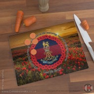 Life Guards 'Lest We Forget' Glass Chopping Board (3 sizes), Poppies Design Life Guards 'Lest We Forget' Glass Chopping Board (3 sizes), Poppies Design
