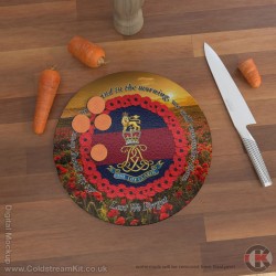 Life Guards 'Lest We Forget' Glass Chopping Board (3 sizes), Poppies Design Life Guards 'Lest We Forget' Glass Chopping Board (3 sizes), Poppies Design