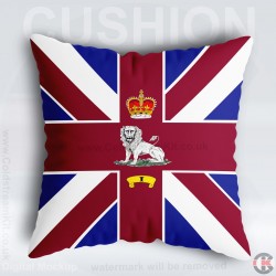 No 1 Company Bunting Cushion 40cm by 40cm, 1 Coy 1st Bn Coldstream Guards No 1 Company Bunting Cushion 40cm by 40cm, 1 Coy 1st Bn Coldstream Guards