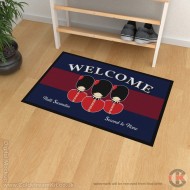 Coldstream Guards Welcome Floor Mat (Bust Design) Coldstream Guards Welcome Floor Mat (Bust Design)