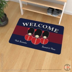 Coldstream Guards Welcome Floor Mat (Bust Design) Coldstream Guards Welcome Floor Mat (Bust Design)