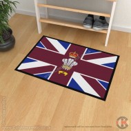Number 2 Company, 1st Bn Coldstream Guards, Company Bunting Floor Mat/Door Mat Number 2 Company, 1st Bn Coldstream Guards, Company Bunting Floor Mat/Door Mat