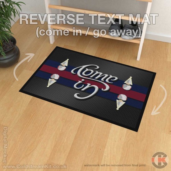 Life Guards Reverse Text Floor/Door Mat (Come In / Go Away)