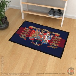 Welsh Guards Battle Honours Floor Mat ( Guards Emblazon) Welsh Guards Battle Honours Floor Mat ( Guards Emblazon)