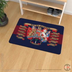 Welsh Guards Battle Honours Floor Mat ( Guards Emblazon) Welsh Guards Battle Honours Floor Mat ( Guards Emblazon)