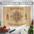 Glass Chopping Board 39cm by 28cm, Irish Guards
