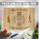 Glass Chopping Board 39cm by 28cm, Welsh Guards