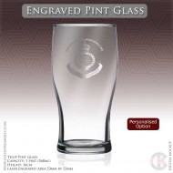 Grenadier Guards (Kings's Cypher) Engraved Pint Glass (Personalised Option) Grenadier Guards (Kings's Cypher) Engraved Pint Glass (Personalised Option)