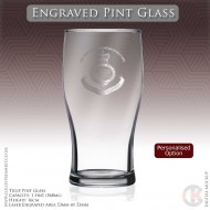 Grenadier Guards (Queen's Cypher) Engraved Pint Glass (Personalised Option) Grenadier Guards (Queen's Cypher) Engraved Pint Glass (Personalised Option)