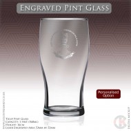 Life Guards Engraved Pint Glass (Personalised Option)