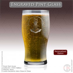 Life Guards Engraved Pint Glass (Personalised Option) Life Guards Engraved Pint Glass (Personalised Option)