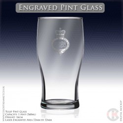Grenadier Guards Engraved Pint Glass (FREE Shot Glass offer) Grenadier Guards Engraved Pint Glass (FREE Shot Glass offer)