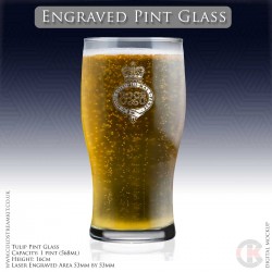 Grenadier Guards Engraved Pint Glass (FREE Shot Glass offer) Grenadier Guards Engraved Pint Glass (FREE Shot Glass offer)