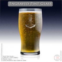 Life Guards Engraved Pint Glass (FREE Shot Glass offer)