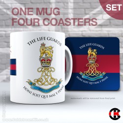 Life Guards Mug and Coaster Set (four hardwood coasters) Life Guards Mug and Coaster Set (four hardwood coasters)