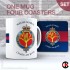 Welsh Guards Mug and Coaster Set (four hardwood coasters)