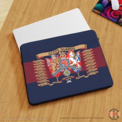 Scots Guards Emblazon (Battle Honours) Laptop/Tablet Sleeve (4 sizes available)