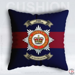 The Household Division, Blue Red Blue Cushion 40cm by 40cm The Household Division, Blue Red Blue Cushion 40cm by 40cm