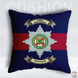 Irish Guards, Blue Red Blue Cushion 40cm by 40cm, Irish Guards Irish Guards, Blue Red Blue Cushion 40cm by 40cm, Irish Guards