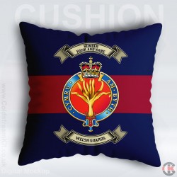 Welsh Guards, Blue Red Blue Cushion 40cm by 40cm, Welsh Guards Welsh Guards, Blue Red Blue Cushion 40cm by 40cm, Welsh Guards
