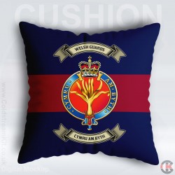 Welsh Guards, Blue Red Blue Cushion 40cm by 40cm, Welsh Guards Welsh Guards, Blue Red Blue Cushion 40cm by 40cm, Welsh Guards
