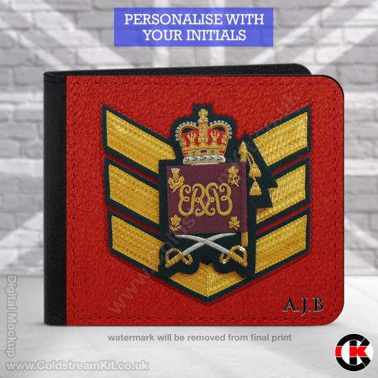 Colour Sergeant Grenadier Guards, 2 Fold Faux Leather Wallet - FREE Initials printed