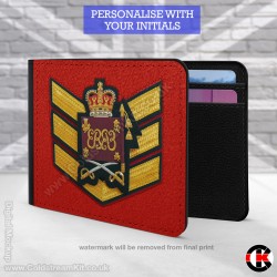Colour Sergeant Grenadier Guards, 2 Fold Faux Leather Wallet - FREE Initials printed Colour Sergeant Grenadier Guards, 2 Fold Faux Leather Wallet - FREE Initials printed