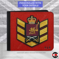 Colour Sergeant Welsh Guards, 2 Fold Faux Leather Wallet - FREE Initials printed Colour Sergeant Welsh Guards, 2 Fold Faux Leather Wallet - FREE Initials printed