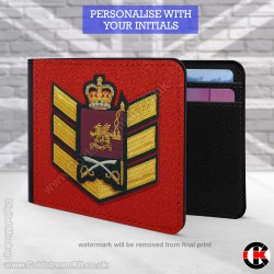 Colour Sergeant Welsh Guards, 2 Fold Faux Leather Wallet - FREE Initials printed Colour Sergeant Welsh Guards, 2 Fold Faux Leather Wallet - FREE Initials printed