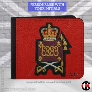 Warrant Officer Grenadier Guards, 2 Fold Faux Leather Wallet - FREE Initials printed Warrant Officer Grenadier Guards, 2 Fold Faux Leather Wallet - FREE Initials printed