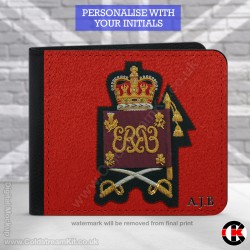 Warrant Officer Grenadier Guards, 2 Fold Faux Leather Wallet - FREE Initials printed Warrant Officer Grenadier Guards, 2 Fold Faux Leather Wallet - FREE Initials printed