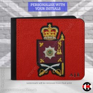 Warrant Officer Irish Guards, 2 Fold Faux Leather Wallet - FREE Initials printed Warrant Officer Irish Guards, 2 Fold Faux Leather Wallet - FREE Initials printed