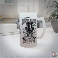 Welsh Guards, Gentlemen's Club, 16oz Frosted Beer Stein Welsh Guards, Gentlemen's Club, 16oz Frosted Beer Stein