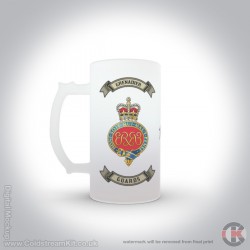Grenadier Guards 16oz Frosted Beer Stein, with Cypher (Military Insignia) Grenadier Guards 16oz Frosted Beer Stein, with Cypher (Military Insignia)