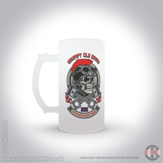 Grumpy Old Dinks, Blues and Royals 16oz Frosted Beer Stein