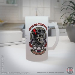 Grumpy Old Coldstreamer, Coldstream Guards 16oz Frosted Beer Stein Grumpy Old Coldstreamer, Coldstream Guards 16oz Frosted Beer Stein